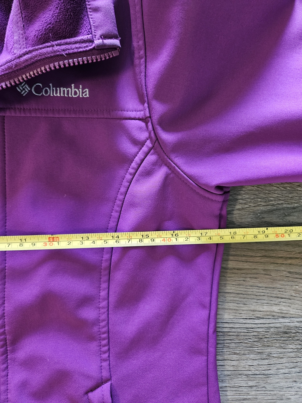 Columbia Women's Purple Softshell Jacket With Fleece Lining - Picture 2 of 11